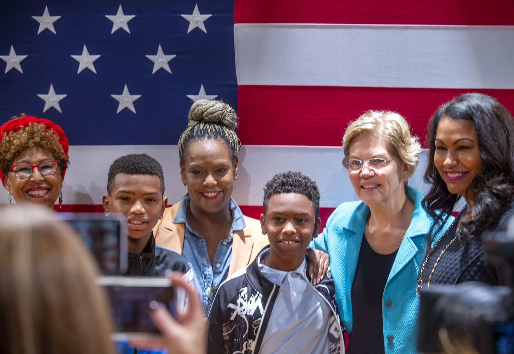 Democratic candidate Elizabeth Warren at NC A&T